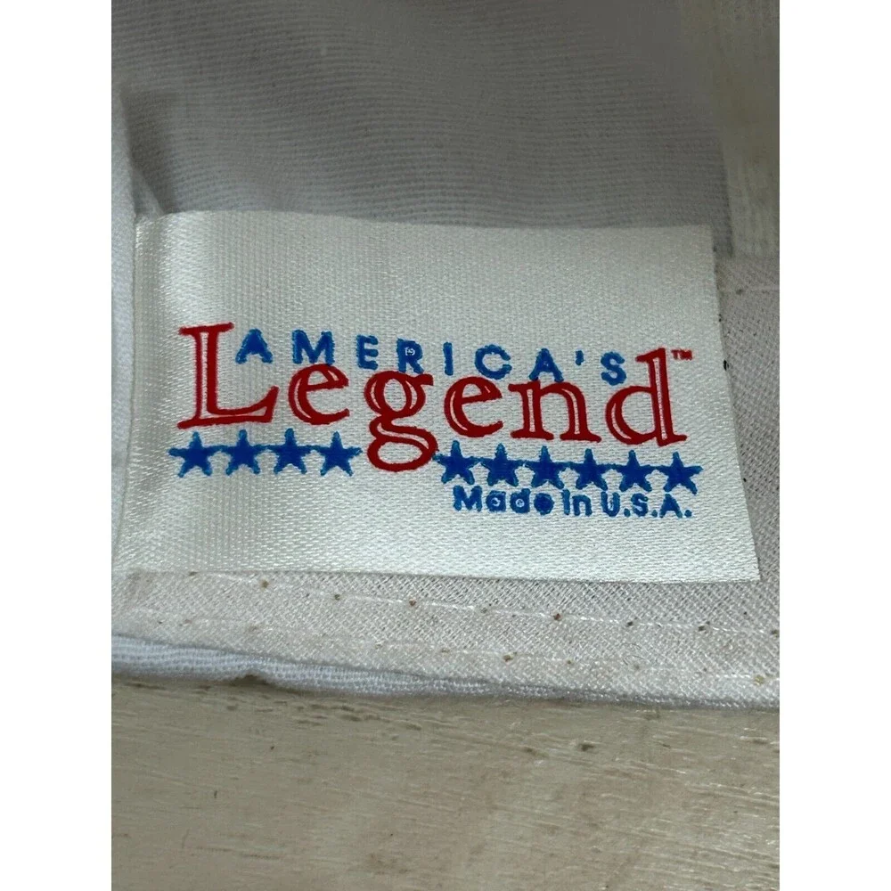 Vtg America's Legend Two-Cylinder Magazine White Baseball Cap Truckers Hat